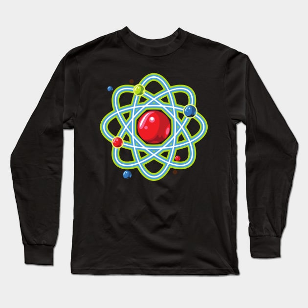 movement of the atom Long Sleeve T-Shirt by rayanammmar